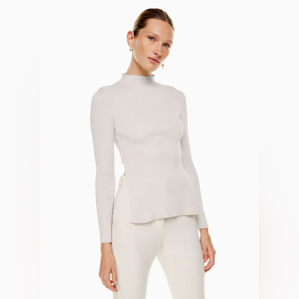 BRAND NEW WITH TAGS- Babaton Ambrosia Sculpt Knit - White